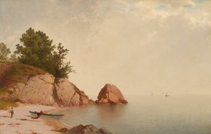 Strand ved Beverly af John Frederick Kensett