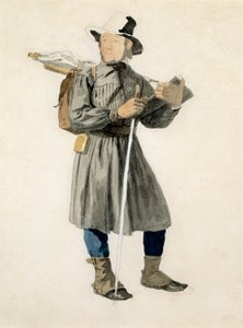 Stående kunstner af John Frederick Kensett