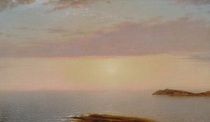 Solnedgang af John Frederick Kensett