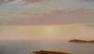 Solnedgang, 1872. af John Frederick Kensett