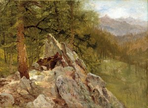 Vestligt landskab af John Frederick Kensett