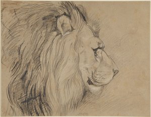 Løve af John Frederick Lewis