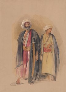 Sheik Hussein af Gebel Tor og hans søn af John Frederick Lewis