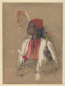 Studie til «Pibebæreren» af John Frederick Lewis