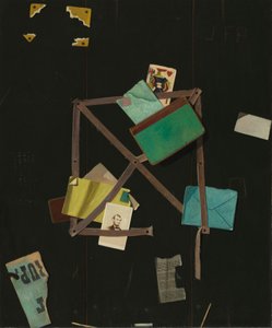 Kortstativ med hjerterknægt, ca. 1895 (olie på lærred) af John Frederick Peto