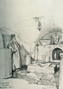 Jacobs Brønd ved Sichem Nablus, 1902. af John Fulleylove