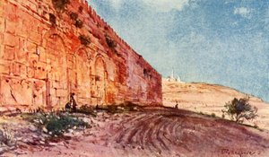 Jerusalem. - The Triple Gate of The Temple Area, 1902. af John Fulleylove