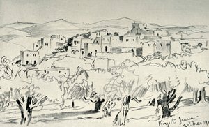 Kirjath-Jearim, 1902. af John Fulleylove