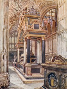Monument for Mary, dronning af Skotland, i Henry VII