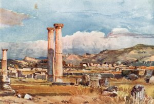 Olympia. Palaestra og resterne af Zeus-templet af John Fulleylove