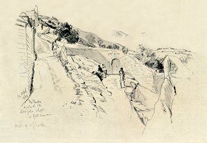 På Oliebjerget, hvor disciplene sov under smerten i haven, 1902. af John Fulleylove