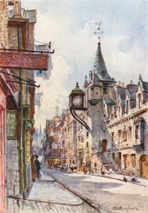 Canongate Tolbooth, der ser mod vest af John Fulleylove