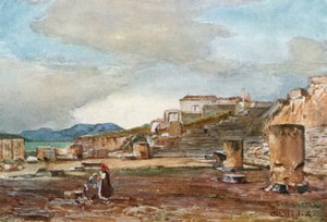 Hallen i Mysteriets Store Tempel, Eleusis af John Fulleylove