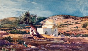 Rachels grav på vejen fra Jerusalem til Hebron, 1902.