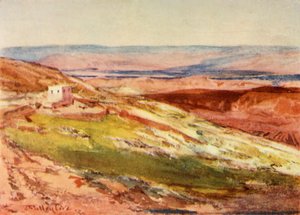 Jordandalen fra Oliebjerget, 1902. af John Fulleylove