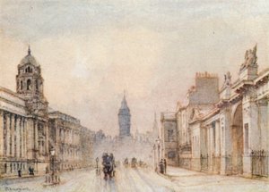 Whitehall i 1906 af John Fulleylove