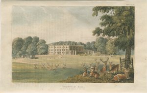 Trentham Hall: farvet litografi, nd [c 1824] (tryk) af John Gendall