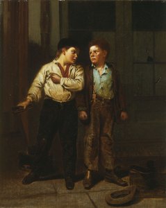 En strid om territorium, af John George Brown