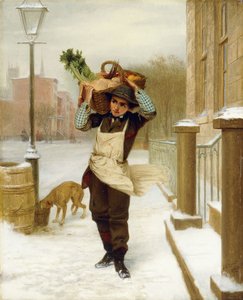 Leveringsdreng, 1863 af John George Brown