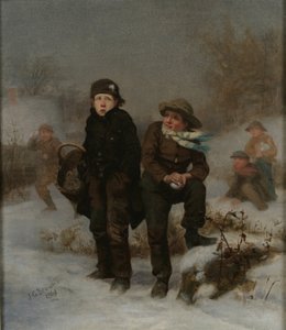 Offeret, 1861 af John George Brown