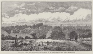 Brockwell Park, nær Herne Hill og Dulwich, skal købes til den offentlige rekreation af John Gilbert