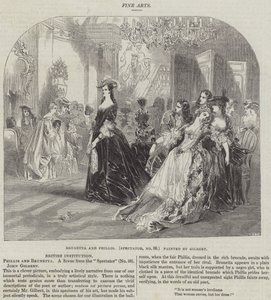 Brunetta og Phillis, tilskuer, nr. 80 af John Gilbert