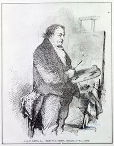 Joseph Mallord William Turner, graveret af W.J. Linton, ca. 1837 (gravering) af John Gilbert