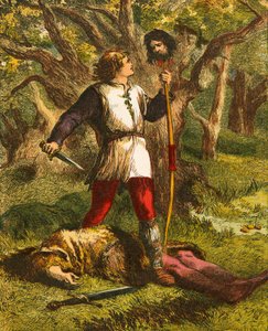 Robin Hood og Guy of Gisborne af John Gilbert