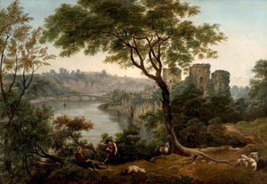Chepstow Castle, Monmouthshire af John Glover