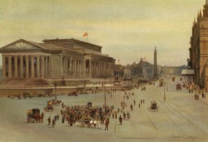 Liverpool: Lime Street (farve litho)