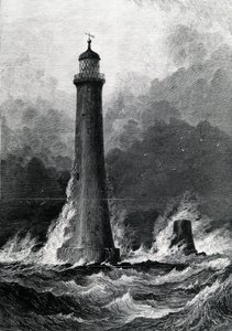 The Proposed New Eddystone Lighthouse, illustration fra 