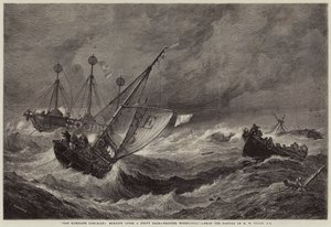 Ramsgate-redningsbåden, Morgen efter en kraftig kuling, Vejret afdæmpet