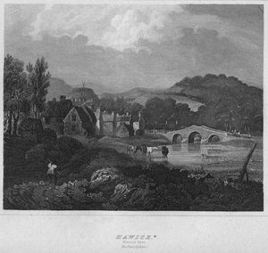 Hawick. Generel visning. Roxburghshire, 1814