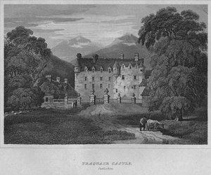 Traquair Castle, Peebleshire, 1814 af John Greig