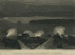 Driver Rebel Batteries i Vicksburg, ca. 1863 af John Hamilton