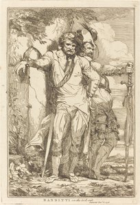 Banditti på udkig af John Hamilton Mortimer