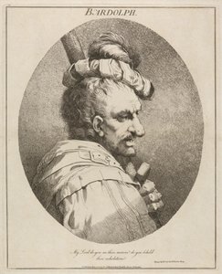 Bardolph, "Henry IV", del II, akt II, scene IX af John Hamilton Mortimer
