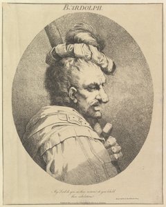 Bardolph Tolv Karakterer fra Shakespeare, 20. maj 1775. af John Hamilton Mortimer