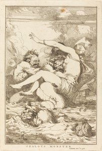 Jaloux monster af John Hamilton Mortimer
