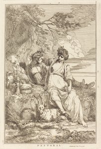 Pastoral af John Hamilton Mortimer