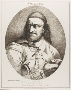 Shylock af John Hamilton Mortimer