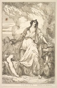 Tragedie fra femten ætsninger dedikeret til Sir Joshua Reynolds, 8. december 1778. af John Hamilton Mortimer