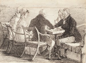 Backgammon, 1808 af John Harden