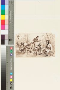 Skøjteløb, 6. januar 1847 (pen og blæk på papir) af John Harden