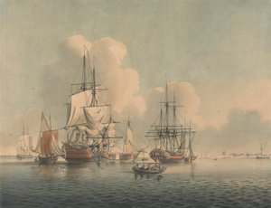 Krigsmænd, der ligger ude af Sheerness af John Harris