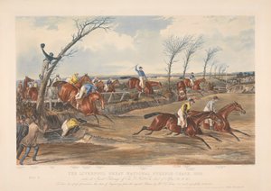 En af et sæt på fire: Liverpool Great National Steeple-Chase af John Harris