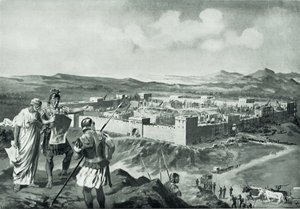 En latinsk koloni (litho) af John Harris Valda