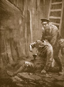 Menig T. Doswell redder en betjent fra en mine, hvor han lå bevidstløs af John Harris Valda