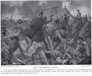 Den "tordnende legion af John Harris Valda