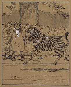 En rustik forvandlet til en Teetotaler (farve litho) af John Hassall